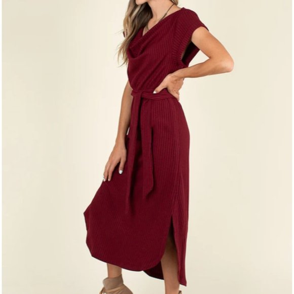 Joyfolie  MARNIE DRESS IN BERRY Size M - Picture 4 of 4
